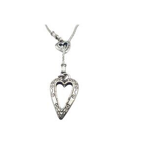 Brighton Silver Geometric Pendant Necklace